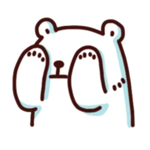 drawings, bear, white bear opi wottsap, cat and bear stickers stickers