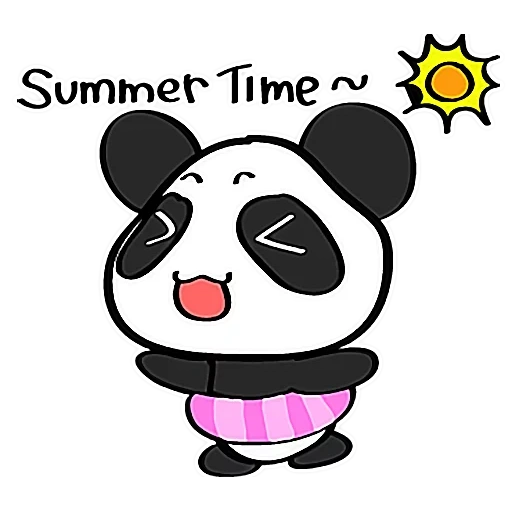 панда, panda, милая панда, влюбленная панда, кавайные пандочки