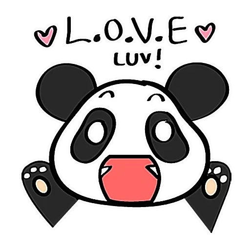panda fofo, padrão de panda fofo, esboço pandochka, padrão de panda de esboço bonito, panda de desenho de kawai