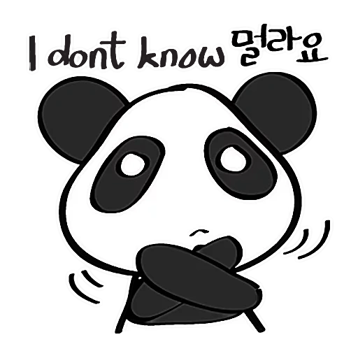 la panda, ciao panda, pittura di panda, modello mini panda, schizzo di pandochka