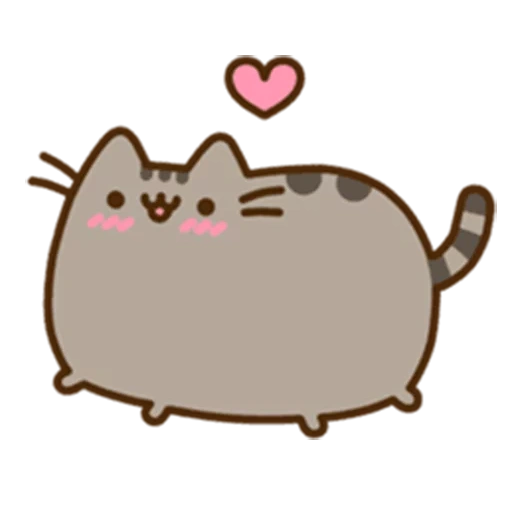 empurre, pushin kat, gato pushin, gato pusheen, kitty pushin