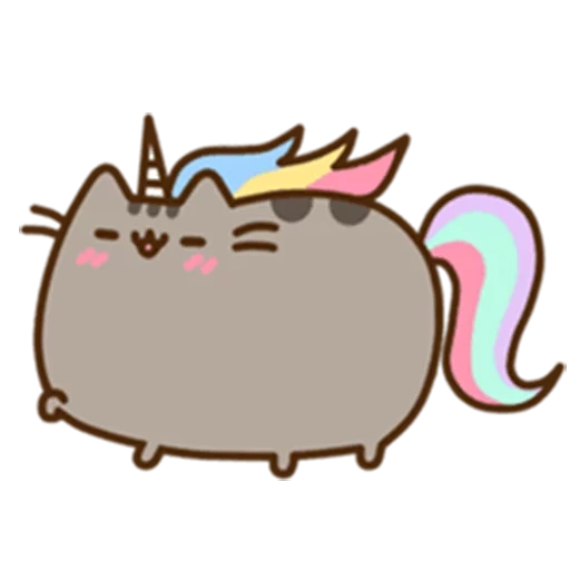 pushin si kucing, kucing pujin, pushin unicorn, kucing pushin unicorn, pushin cat unicorn