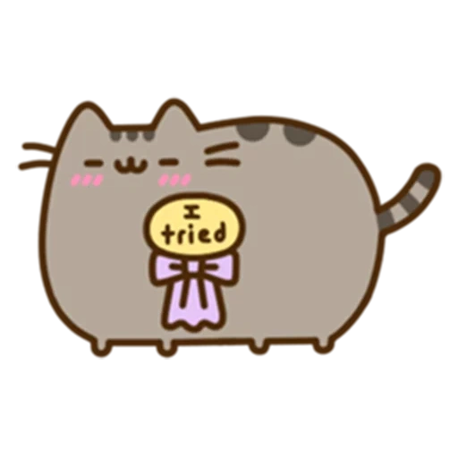 pushin, pushin cat, pushin kat, pusheen cat, pushin is ordinary