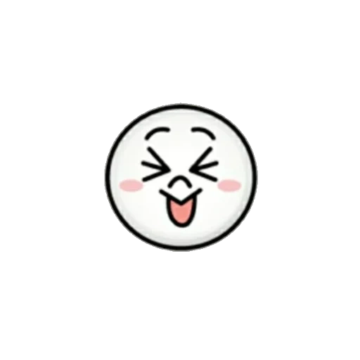 linee di emoticon, line friends, bella faccina sorridente, line friends moon, faccia sorridente a matita