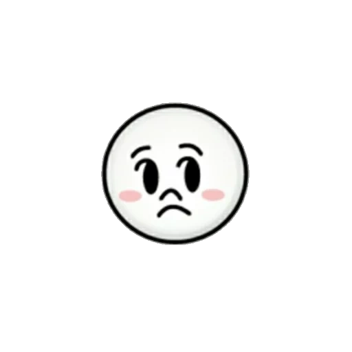 smiley face icon, a sad smiling face, symbolic expression, black and white smiling face, the sorrow of pictographic children