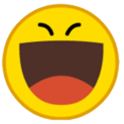 emoji, smiley, senyum tertawa, emotikon besar, tawa smiley