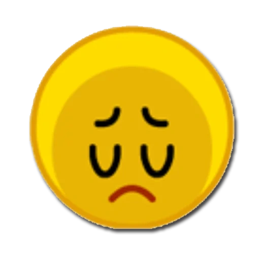 emoji, emoji, sad emoji, an upset smiling face