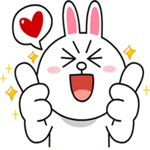 line friends, line smiling face, heart rabbit, line frends emoji, http://kakaotalk line id sartiel666