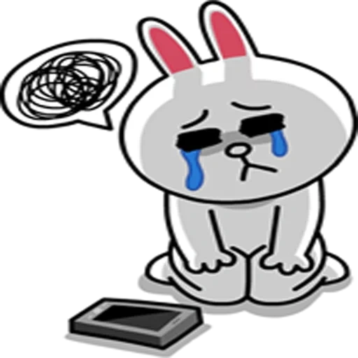 line, rabbit love, character rabbit, line friends cony, lovely animation
