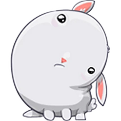 bun, animation, rabbit, anime smiling face