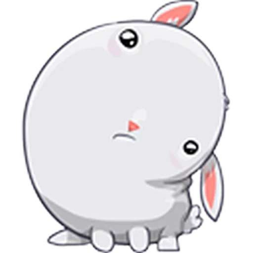 bun, animación, conejo, sonrisa de animación