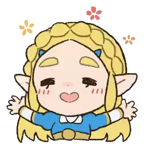 anime, tautan zelda, karakter anime, tautan zelda chibi, meme legendaris zelda