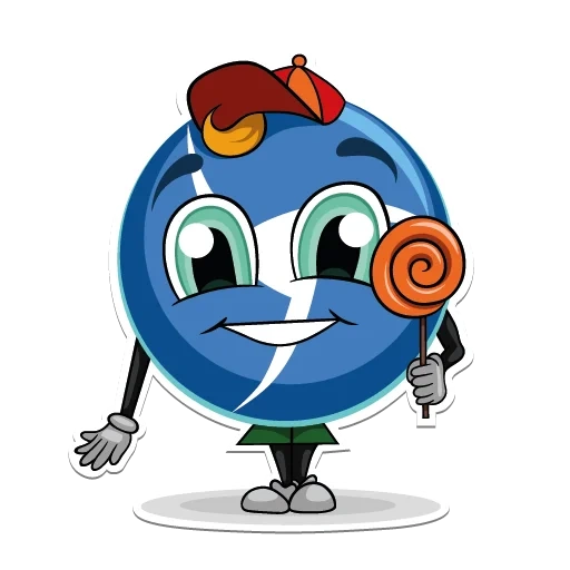 mascot, character, vector illustration, runoff vector graph, cartoon blueberry eyes
