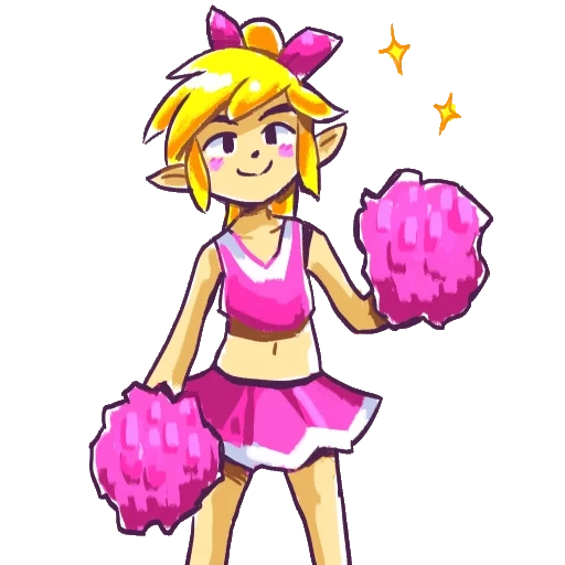 link cheliser, link chirlidersch, link cheerleader r34, link legende zelda cherleader, jtveeemo cheerleader link link nintendo king boo