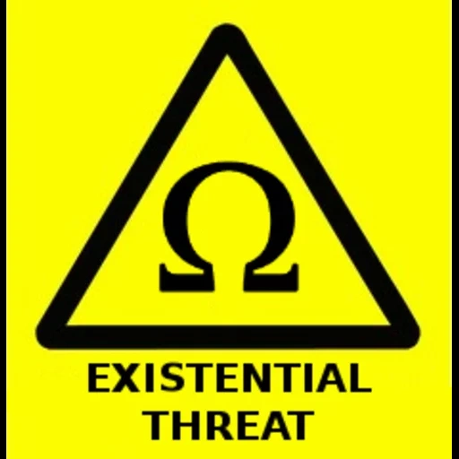 symboles, existential threat, panneaux d apos avertissement, panneau d'avertissement spp, caractère d'avertissement scp