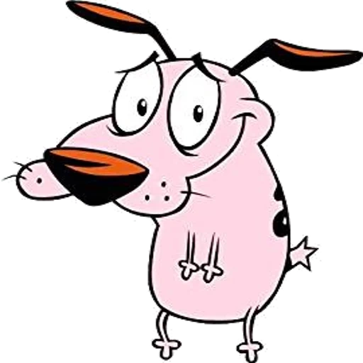 raksasa wanita, kartun kartun, keberanian adalah anjing pengecut, house courage cowardly dog dog, latar belakang hitam anjing pengecut