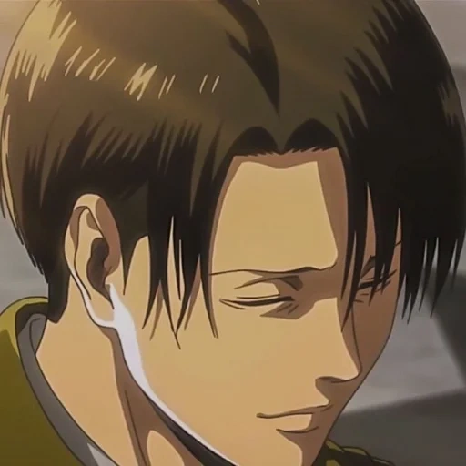 levi ackerman, titans menyerang levy, titan levy ackerman, livi ackerman tersenyum, levi ackerman menyerang titan