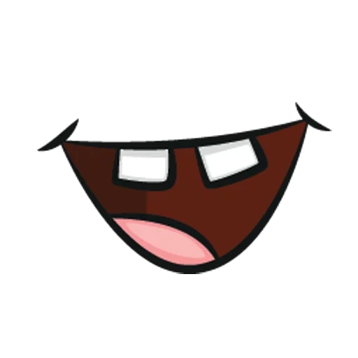 bouche, port bfdi, la bouche sourit, vecteur buccal, bouche de dessin animé