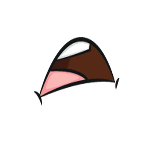 bouche, port bfdi, une bouche triste, bouche de dessin animé, bouche de dessin animé maléfique