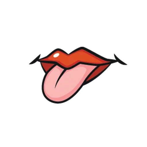 lip, lip clip, pop art lips, cartoon lips, lip illustration