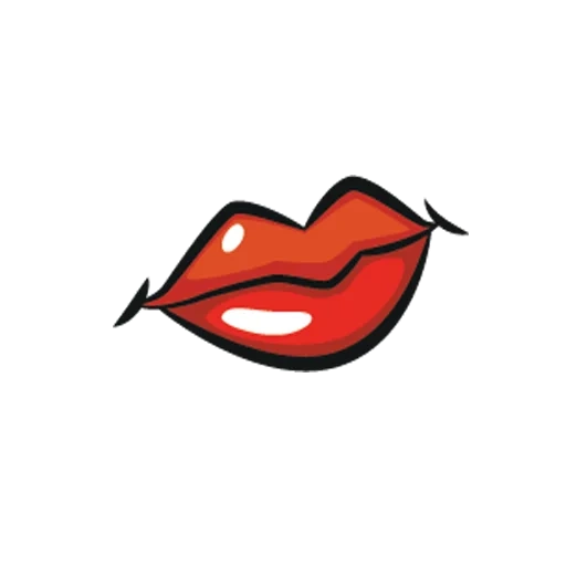 die lippen, die lippen, der lippenvektor, lippenklemmen, illustration of the lips