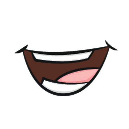 mouth, a smiling mouth, mouth vector, a mouth without background, cartoon mouth