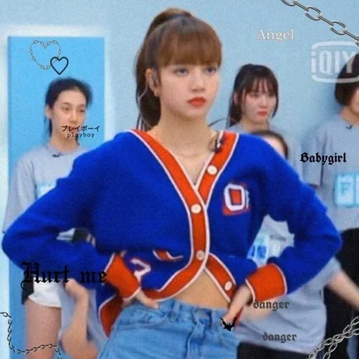 lisa sí ok, bts blackpink, lisa blackpink, jenny blackpink, lisais scared she is