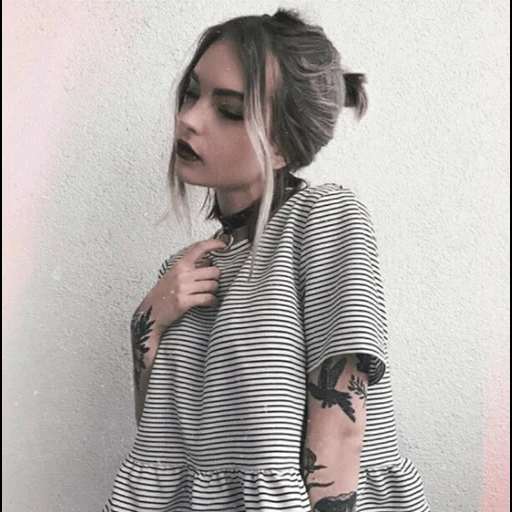 moda, jovem, garotas, humano, estilo boho