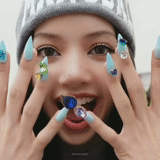 nail, manucure, les ongles sont mignons, style manucure, happy birthday lisa