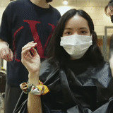 cabelo, asiático, masker, berita, a república da coréia