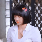 lisa mignonne, rose noir, lisa lalisa, __lisa__ record, coupes de cheveux coréennes
