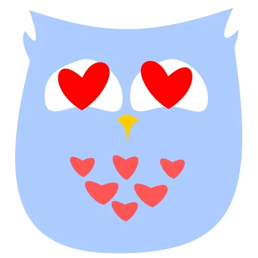 owl, owl, the owl is cartoony, owes to blue blue, owls of metric without background
