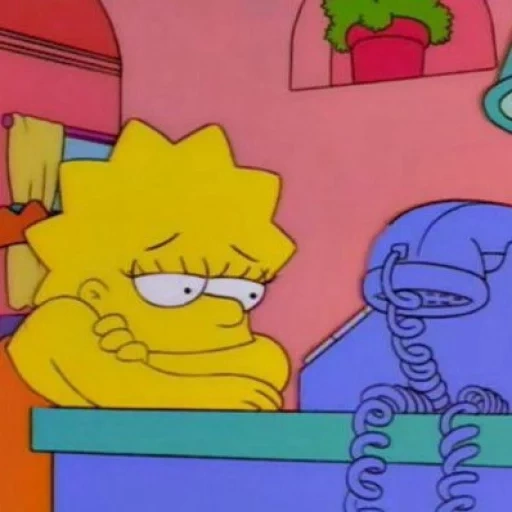 the simpsons, lisa simpson, simpsons background, bart simpson, simpsons sadness