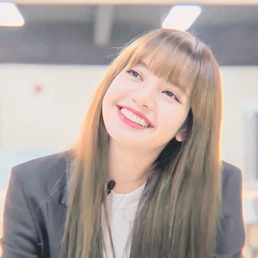 câmera, telefone, menina, pó preto, blackpink lisa