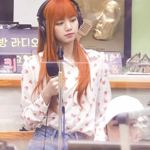 giovane donna, rosa nero, fox monoban, lisa blackpink, blackpink lalisa