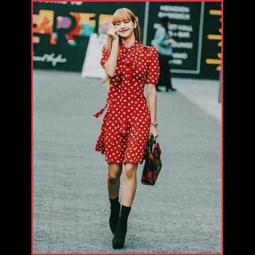 moda, jovem, estilo fashion, estilo de vestido, lisa blackpink