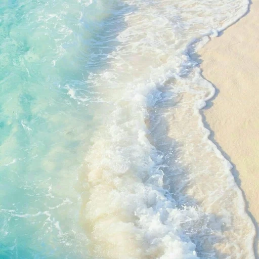 фон iphone, море волны, морская пена, пастельная вода, пастельная эстетика