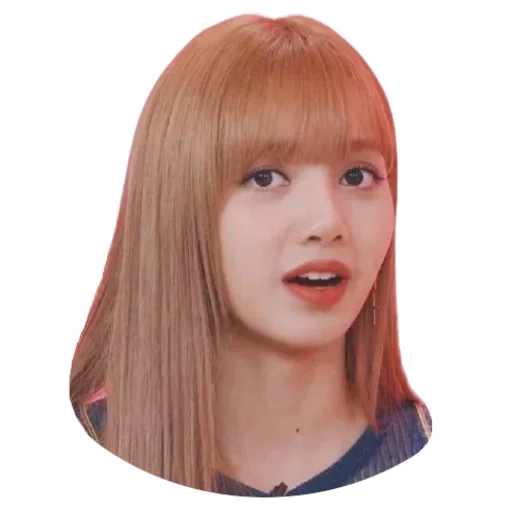 webp, emoji, mujer joven, lisa blackpink