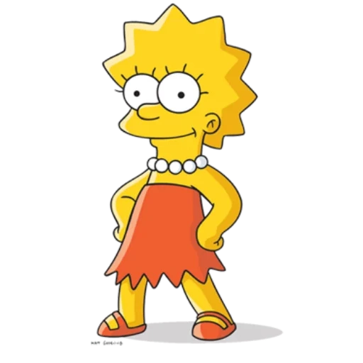 i simpson, lisa simpson, bart simpson, maggie simpson, caratteri di simpsons