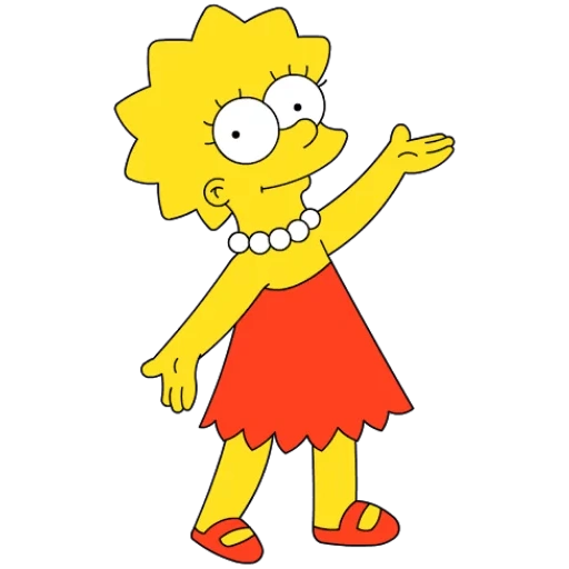 die simpsons, lisa simpson, simpsons helden, lisa simpson lolly, lisa simpson head