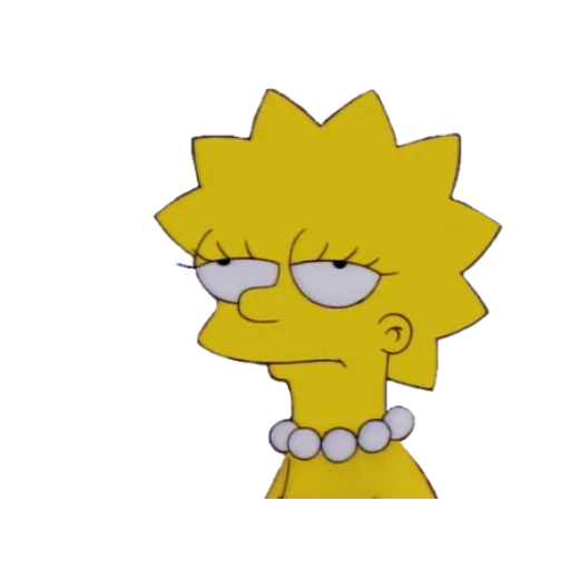 gambar, simpsons, lisa simpson, latar belakang simpsons, lisa simpsons fashionable