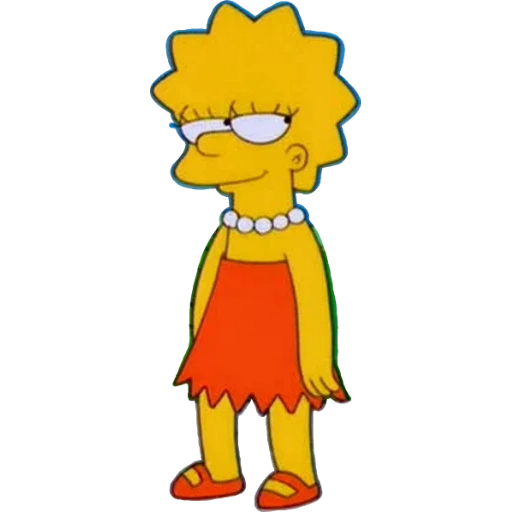 the simpsons, lisa simpson, a hero of the simpsons, lisa simpson gkg, simpson character
