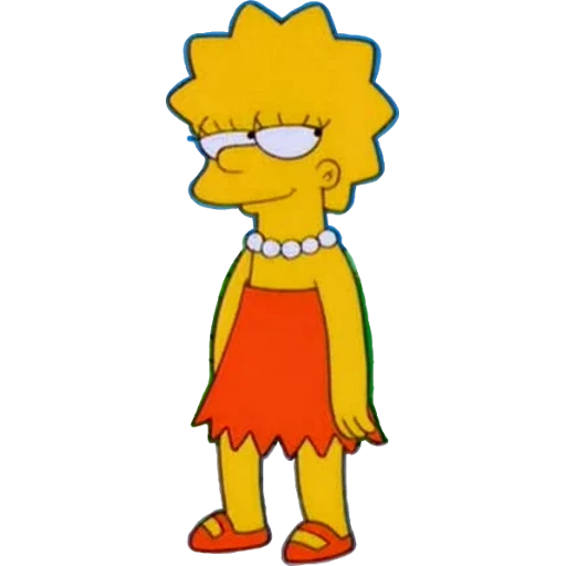 simpsons, lisa simpson, pahlawan simpsons, lisa simpson gkg, karakter simpsons