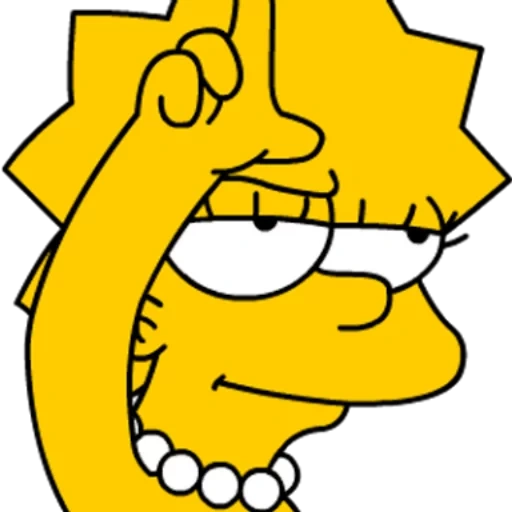 simpsons, lisa simpson, homer simpson, stiker simpsons, lisa simpson leser