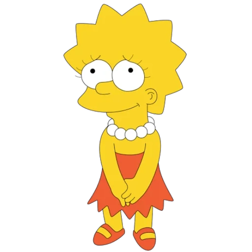 die simpsons, lisa simpson, maggie simpson, lisa simpson gkg, simpsons bart lisa