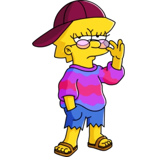 lisa simpson, modalità simpson, caratteri di simpsons, modello lisa simpson, personaggi di simpson lisa