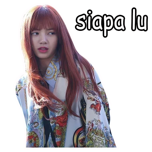 gli asiatici, le persone, sezione coreana, lisa blackpink, membro black powder