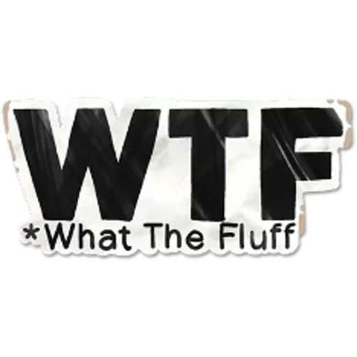 wtf, wtf logo, wtf inschriften, wtf news logo, text in englischer sprache