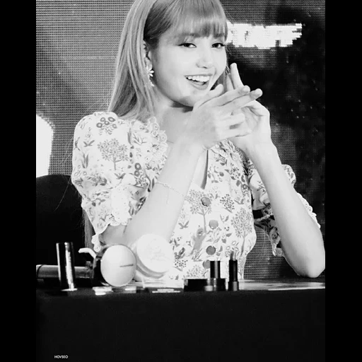 jeune femme, humain, noire, rose noir, lisa blackpink