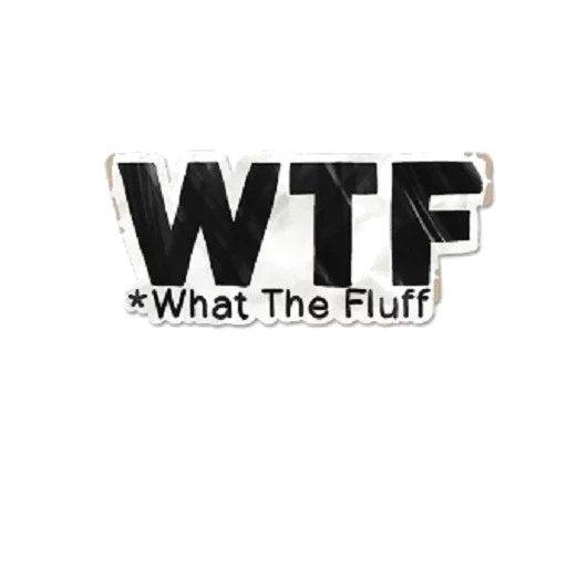 logo, sign, wtf logo, wtf inscription, wtf news signs